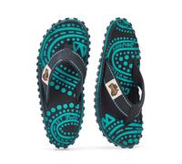 Gumbies Islander Flip-Flops | Unisex Classic Canvas Flip-Flops with Recycled Rubber Outsole & Cotton Footbed | Contoured, Lightweight & Everyday Comfortable - Dotty [EU 41]