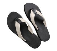 Flip Flops Men's Toe Separator Sandals Mules with Metatarsal Support Non-Slip Bath Slippers Shower Bathing Shoes Slippers Comfortable Beach Shoes for the Beach, Pool, Outdoor Use, beige, 12 UK