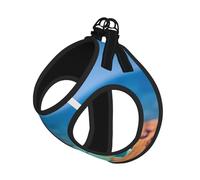 Flip-Flops On A Sandy Beach Printing Puppy Summer Vest Harness With Reflective,Dog Accessories For Small Medium Large Dogs And Cats