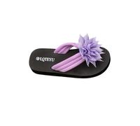 Flip Flops Women Floral Platform EVA Flip Flops Ladies Plus-Size No Slip Thong Sandals Comfortable Thicked Soled Soft Cushion Slides Holiday Summer Slides Outdoor Casual Beach Sandals UK Size 3.5-7.5