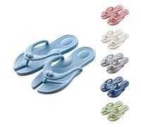 Flip Flops Women Foldable Shoes Lightweight Travel Shower Shoes Comfortable Non Slip Bath Slippers Casual Comfy Folding Flip Flops Water-Resistant Beach Pool Shoe for Beach Holiday Workout Yoga Gym