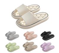Flip Flops Women Lightweight Summer Beach Pool Sliders Thick Recovery Pillow Soft Shower Indoor Slippers Washable Quick Drying Non-Slip Open Toe Shoes for Home Spa Bathroom