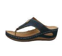 Flip Flops Women's Elegant with Wedge Heel, Sandals Women's Glitter Rhinestone Toe Separator with Footbed Beach Shoes Casual Slippers Open Toe Breathable Slippers Plain Slippers Lightweight Slippers