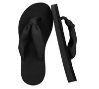 Flip Flops Women's Fabric Soft Yoga Mat Sandals Summer Beach String Sandals Lightweight with Arch Support Thong Sandals Comfortable Flip Flop Bathing Shoes Daily Outdoor Travel Beach Pool, black 1, 9