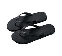 Flip Flops Women's Non-Slip Slippers Men's Toe Separator Flip Flops Slip On Mules Flat Summer Shoes Lightweight Flip Flops Summer Slippers Casual Beach Slippers Comfortable Slippers, black, 9 UK