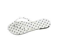 Flip Flops Women's Toe Separator Comfortable Elegant Flip Flops Bathing Shoes Summer Waterproof Flat Mules Robust and Lightweight Non-Slip Flip Flops Soft Beach Summer Shoes, White, 8 UK
