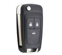 Flip Folding Remote Car Key Fob Cover Case Shell for Chevy Camaro Cruze Equinox Sonic Terrain 3Button HU100 Blade Protect key