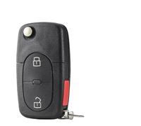 Flip Folding Remote Car Key Shell Case For A2 A3 A4 A6 A8 TT B5 RS4 Quattr CR2032 CR1620 Battery Holder Fob Cover(C)