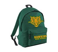 Flip Hawkins Tigers High School Backpack Rucksack Bag Green