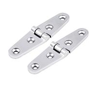 Flip Hinges Door Hinges for Marine Cabinet Hinges Boat Flush Door Hinge Replacement stainless steel hinges for Folding Table Cabinet Wardrobe Doors Wooden Box Furniture 103 * 27mm(2Pcs)
