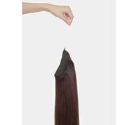 Flip in Extensions - one piece - luxury Quality 18 Inch - 4 dark chestnut