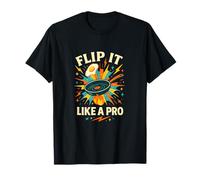 Flip It Like a Pro Funny Cooking Retro Design T-Shirt