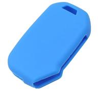 Flip Key Case For Kia For Sportage For Ceed For Sorento For Cerato For Forte Silicone 2017 2018 2019 Fob Shell Cover Skin Holder OUSDUO(Dark Blue)