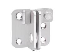 Flip Latch Stainless Steel Slide Lock Tiny Padlock Hasp Safety Heavy Duty Door Bolt Locks Sliding Barn Door Lock for Window Wooden Gates Garden Shed Cupboard Pet Cage