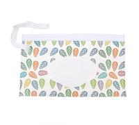 Flip Lid Lightweight Baby Wipes Bag, Holds Various Types of Wipes, Pull Out Type Portable Dispenser EVA Material Windowed Design, Refillable Wipes Pouch for Baby Nappy Wipes