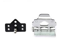 Flip Lok High Security Outward Swing Door Lock is 10X Stronger than a Deadbolt. Instantly Turns Any Room into a Safe Room for Complete Piece of Mind at Home or Office (Silver)