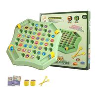 Flip Match Board Game, Flip Chess Memory Game,Memory Chess Over Card Board Toy, Creative Double Cartoon Pattern Matching Game，Fruit and Animal Flips Board Games for 2-4 Players Kids & Adults (Cars)