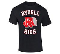 Flip Mens Rydell High School Logo Grease Costume T-Shirt Black (S)