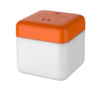 Flip Nightlight Timer Cube Shaped Rechargeable Night Lamp 2 Light Brightness Decorative Beside Lamp USB Rechargeable 3000K Warm White Nightstand Lamp for Baby Nursery Bedroom Office