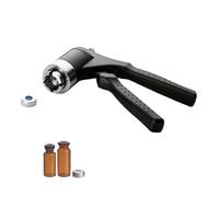 Flip Off Vial Crimper (11mm/20mm), Manual - Full Aluminum, Bottle Cap Crimping, Medical Capping Machine(20mm)
