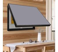 Flip Open Electrical Panel Cover Decorative Wall, Vertical Fuse Box Cover Cabinet 16 20 24 28 30 in Wide, Solid-colored Hidden Breaker Panel for Ugly Hole(Gray,24x20in/60x50cm)