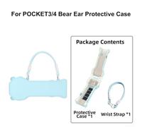 Flip-Open Filter Holder for DJI Pocket 4 Easy for access Quick(Blue) | PC hard shell, silicone lining, magnetic slots, shockproof, scratch resistant, compact travel size