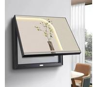 Flip-Open Meter Box Decorative Cover Paint, Wall Art for Hiding Ugly Electric Panel, Waterproof & Touch-Safe Switch Box Shield, Easy No-Drill Installation (Minimalist Bamboo, 80 * 60cm)