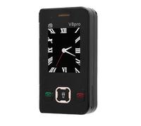 Flip Phone, 2G Foldable Cell Phone Dual Screen Large Keys FM Radio LED Flashlight Multi Language Quick Dial Vibration for Seniors Simple Use (Black)