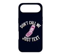 Flip Phone Don't Call Me Just Text Funny Introvert Nostalgia Case for iPhone Air