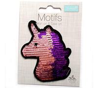 Flip Reversible Sequin Iron On Patches - Unicorn