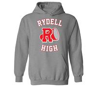 Flip Rydell High School Logo Grease Costume Unisex Pullover Hoodie Heather Grey (L)