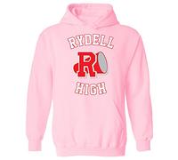 Flip Rydell High School Logo Grease Costume Unisex Pullover Hoodie Light Pink (W-XS)