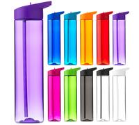 Flip Straw Water Bottle Slim TRITAN 600ml BPA FREE