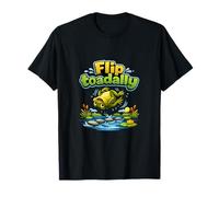 Flip Toadally Cute Toad Pun Pond Graphic T-Shirt