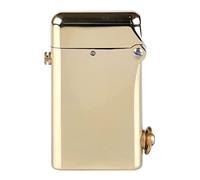 Flip-top brass vintage kerosene lighter with refillable portable, suitable for lighting candles, gift giving, men's(Gold1)