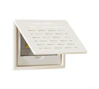Flip Top Decorative Meter Box Cover for Living Room Electrical Panel Art No Drill Distribution Box Lid Weak Current Box Circuit Breaker Cover Wood Plastic Utility Box For Mask(B)