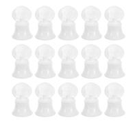 Flip Top Toothpaste Cap Replacement Bathroom Organizer 50pcs White PP | Sleek Minimalist Style, Easy Access Design, Versatile Use, Modern Elegance for Indoor Bathroom Storage
