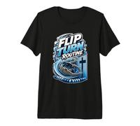 Flip Turn Routine Pool Swimmer Premium T-Shirt