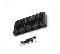 Flip up 4 string bass bridge Body through the bottom String spacing 19.5mm Available in black gold or chrome Generic Acoustic Guitar Bridge(Black)