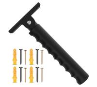 Flip Up Assist Handle, T-Shape Doorway Assist Handle with Wave Pattern Folding Space Saving Nonslip Doorway Grab Bar Practical for Elderly Seniors