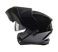 Flip Up Front Motorbike Helmet ECEDOT Approved Modular Full Face Motorcycle Helmets with Double Visor Flip-Up Motocross Helmet Large Crash Helmets for Adults Men Women R,XL:61-62CM