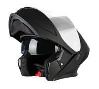 Flip Up Front Motorbike Helmet with Double Visor Modular Motorcycle Helmets DOTECE Approved Crash Flip-Up Full Face Helmet Motocross Helmets for Adults Unisex Four Seasons D,XXL:65-66CM
