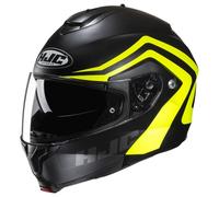 HJC C91N Nepos Helmet, black-yellow, size 2XL for Men