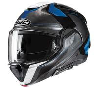 HJC F100 Bios Helmet, black-blue, size XS 54 55 for Men