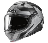 HJC F100 Bios Helmet, black-grey, size M for Men