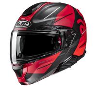 HJC RPHA 91 Blat Helmet, black-red, size XL for Men