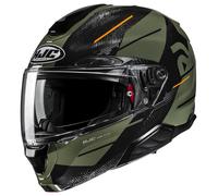HJC RPHA 91 Blat Helmet, black-green, size XL for Men