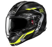 HJC RPHA 91 Carbon Lagos Helmet, black-yellow, size M for Men