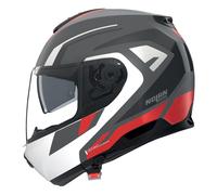 Nolan N100-6 Cinetico Helmet, grey-white-red, size 2XS for Men