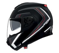 Nolan N100-6 Radiante 357, flip up helmet XL Matt Black/Dark Grey/Silver/Red